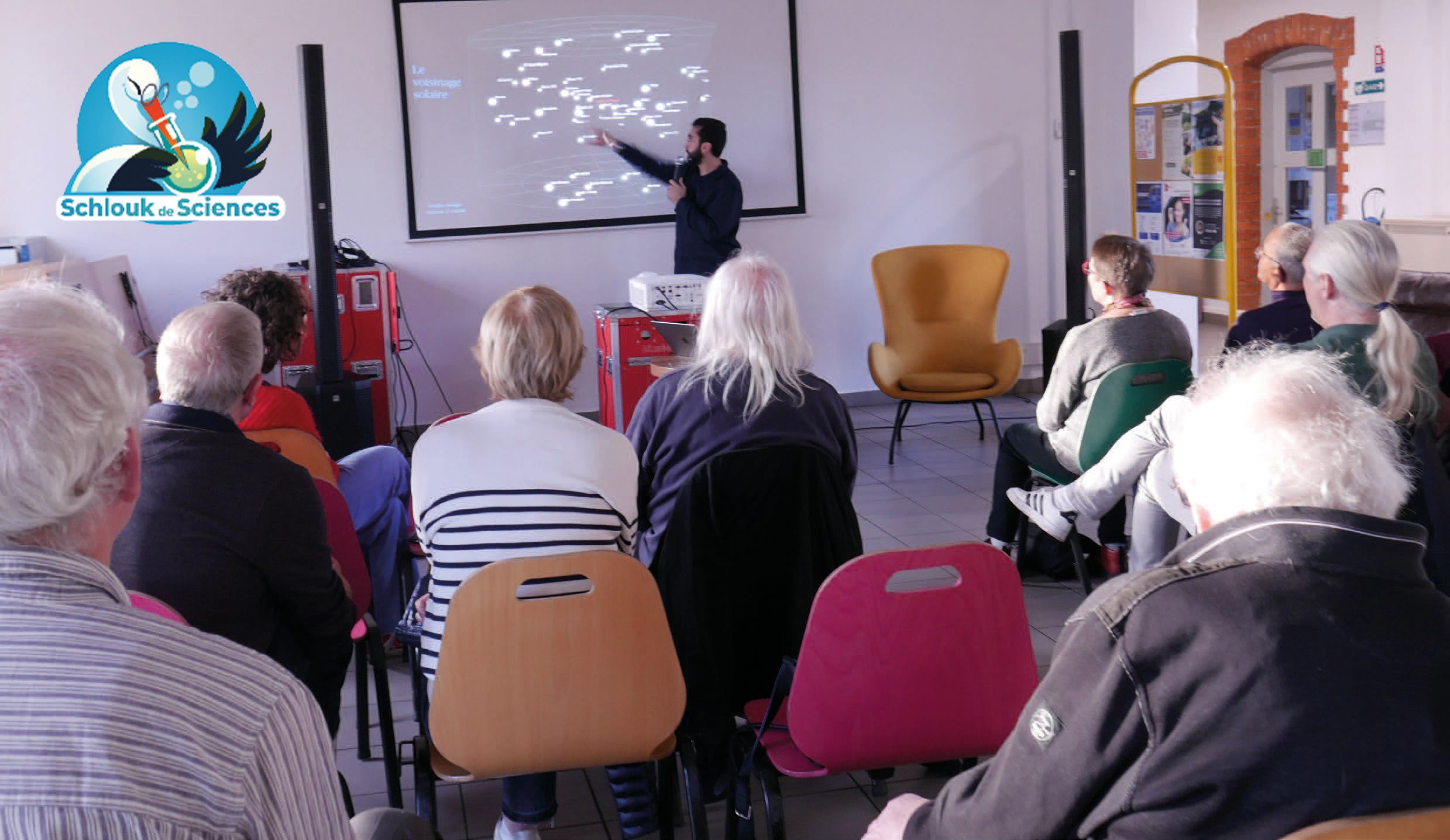 Conférence organisée par Schlouk de Sciences, pôle évènementiel de Savoirs Vivants